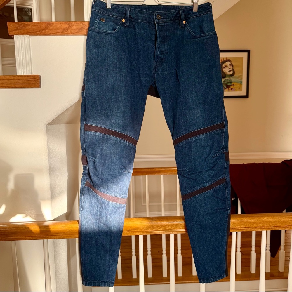 GSTAR Motac 3d Slim Blue Jeans 34W 36L
